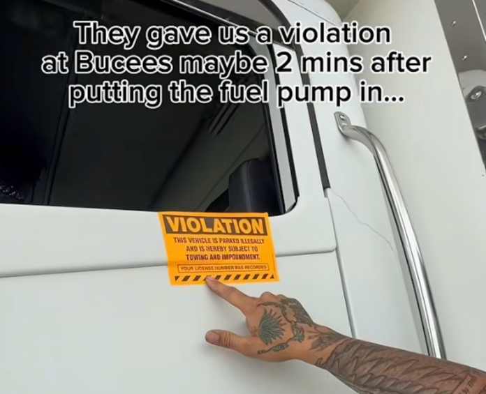 CMV turned RV flagged with violation minutes after entering Bucee’s