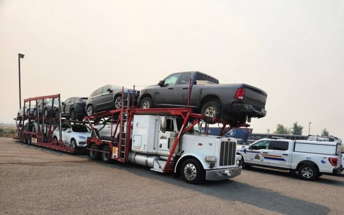 Car hauler fined $1,400 for speeding through construction zone