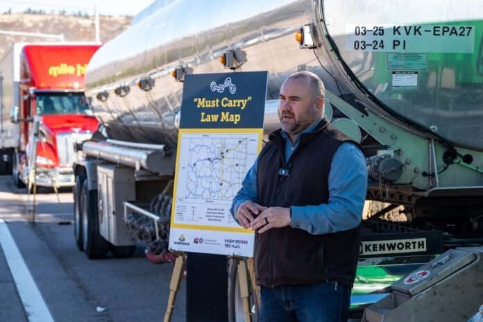 Colorado Chain Mandate: Truckers Face Fines on Key Roads This September