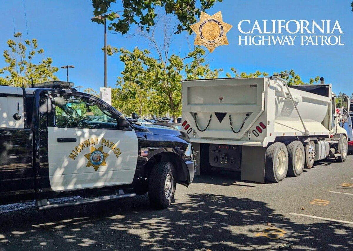 Dump truck speeding on restricted California route found illegal and overweight
