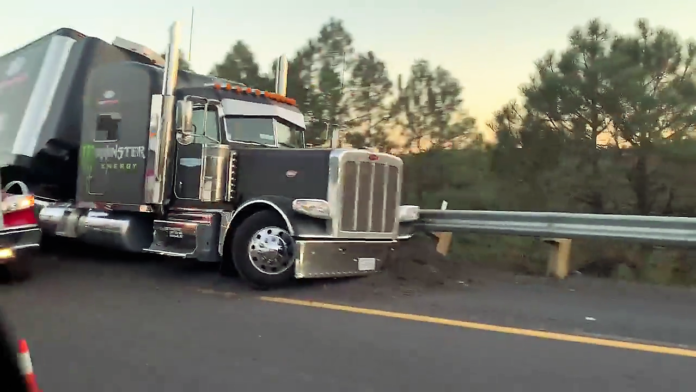 NASCAR hauler involved in Flagstaff crash caught on video