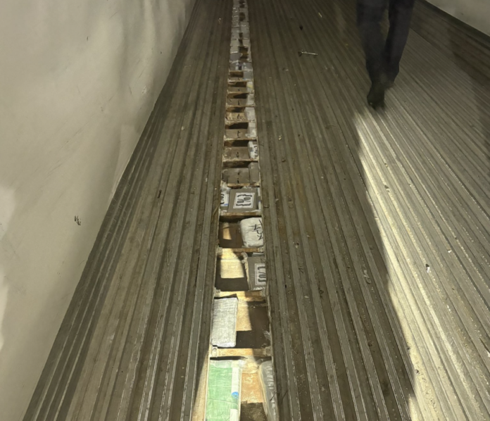 Cocaine seizure: $6 million found in New York border crossing trailer