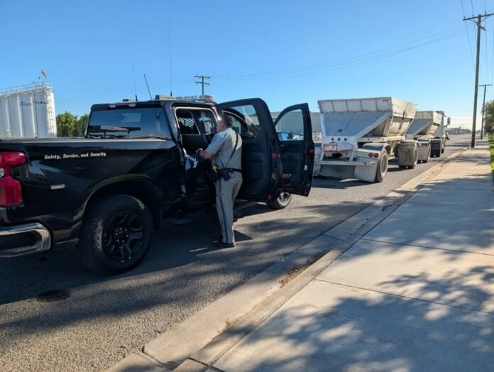 Commercial driver arrested for DUI following near-miss at stop sign